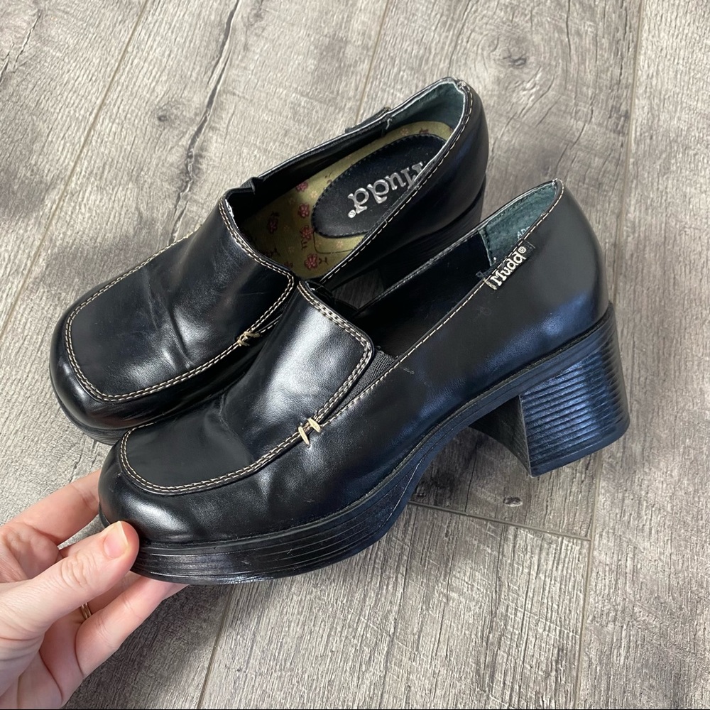 Vintage 90s 2000s Mudd chunky clog youth size 4